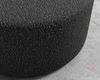 Nova Pouf Large - Chatou Boucle - Caviar