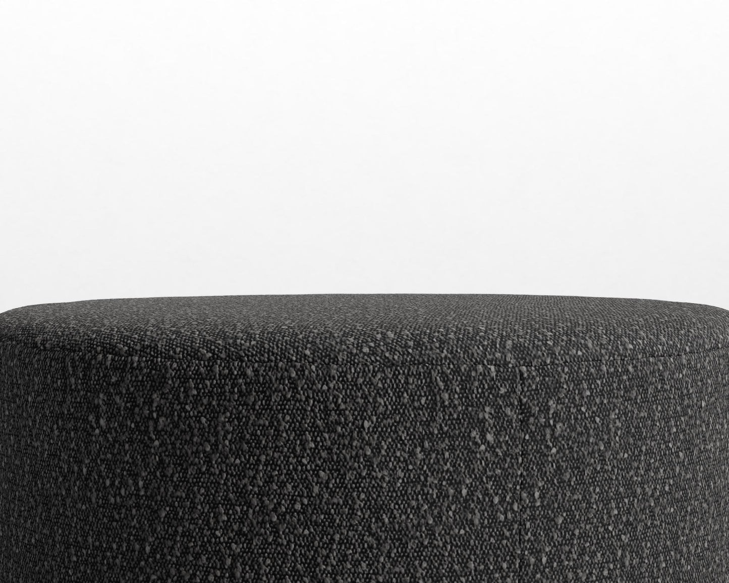 Nova Pouf Large - Chatou Boucle - Caviar