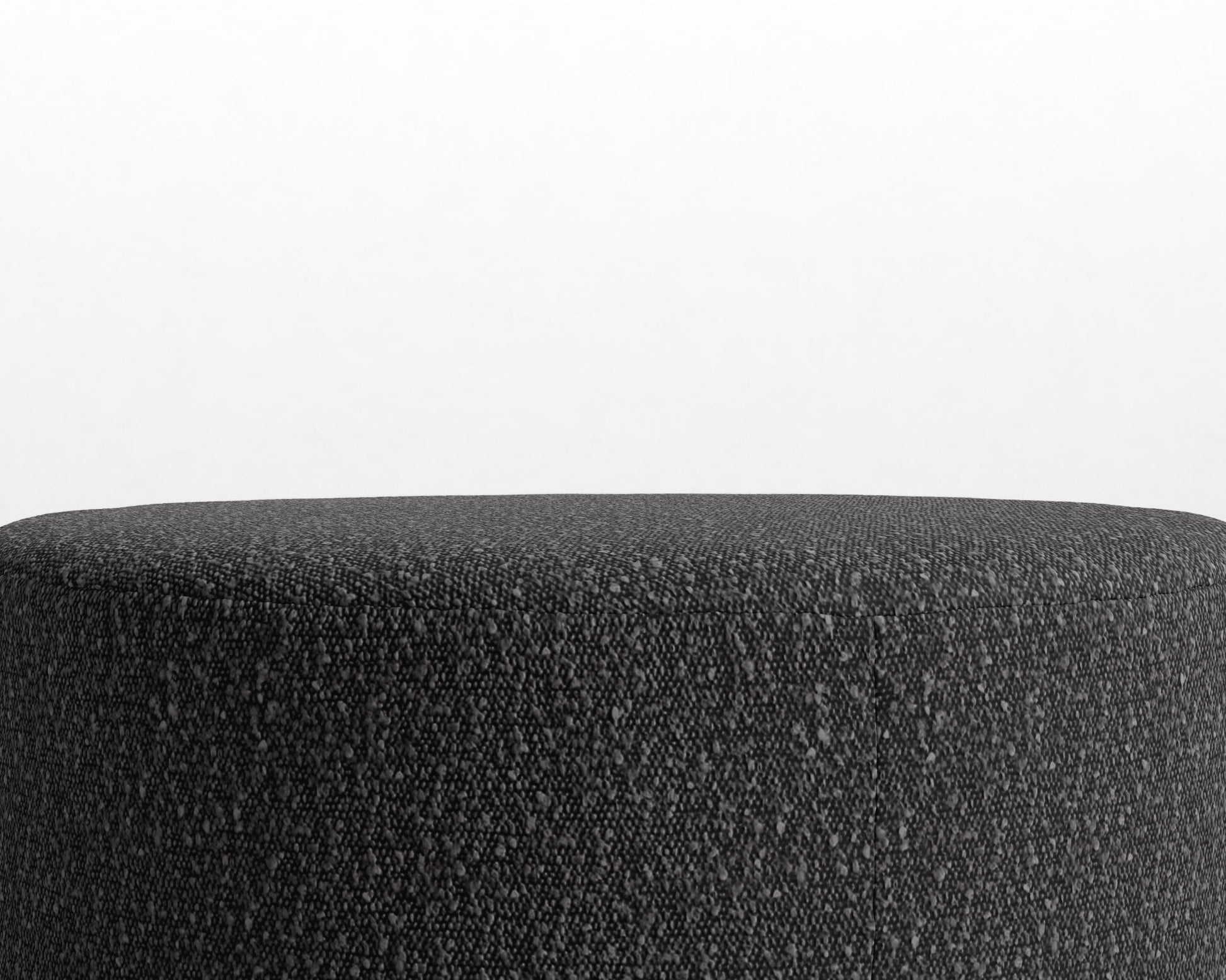 Nova Pouf Large - Chatou Boucle - Caviar
