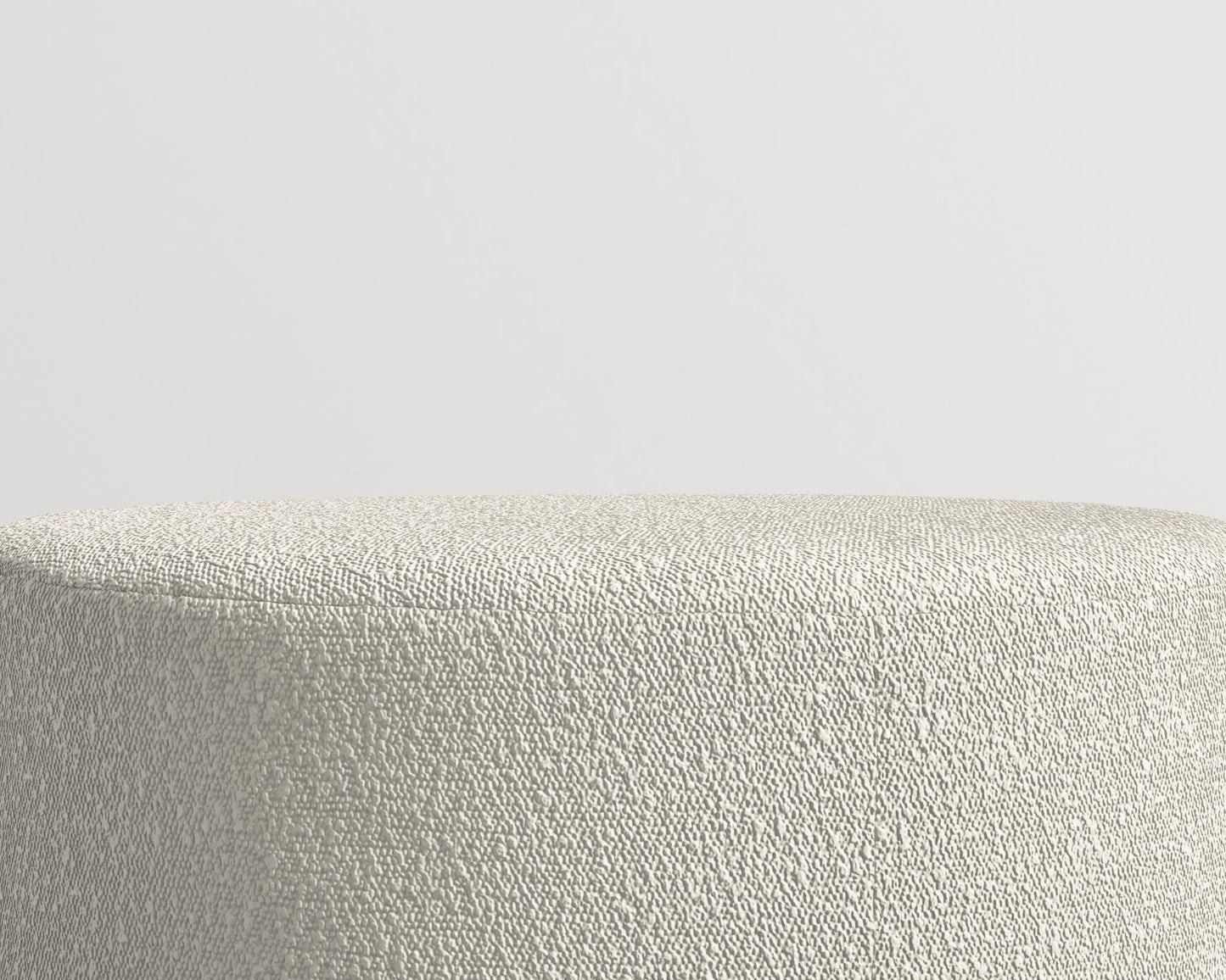 Nova Pouf Large - Chatou Boucle - Pearl