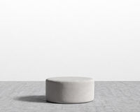 Nova Pouf Large - Venice Vegan Suede - Chiffon