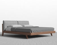 Mikkel Bed - King - Walnut - Malmo