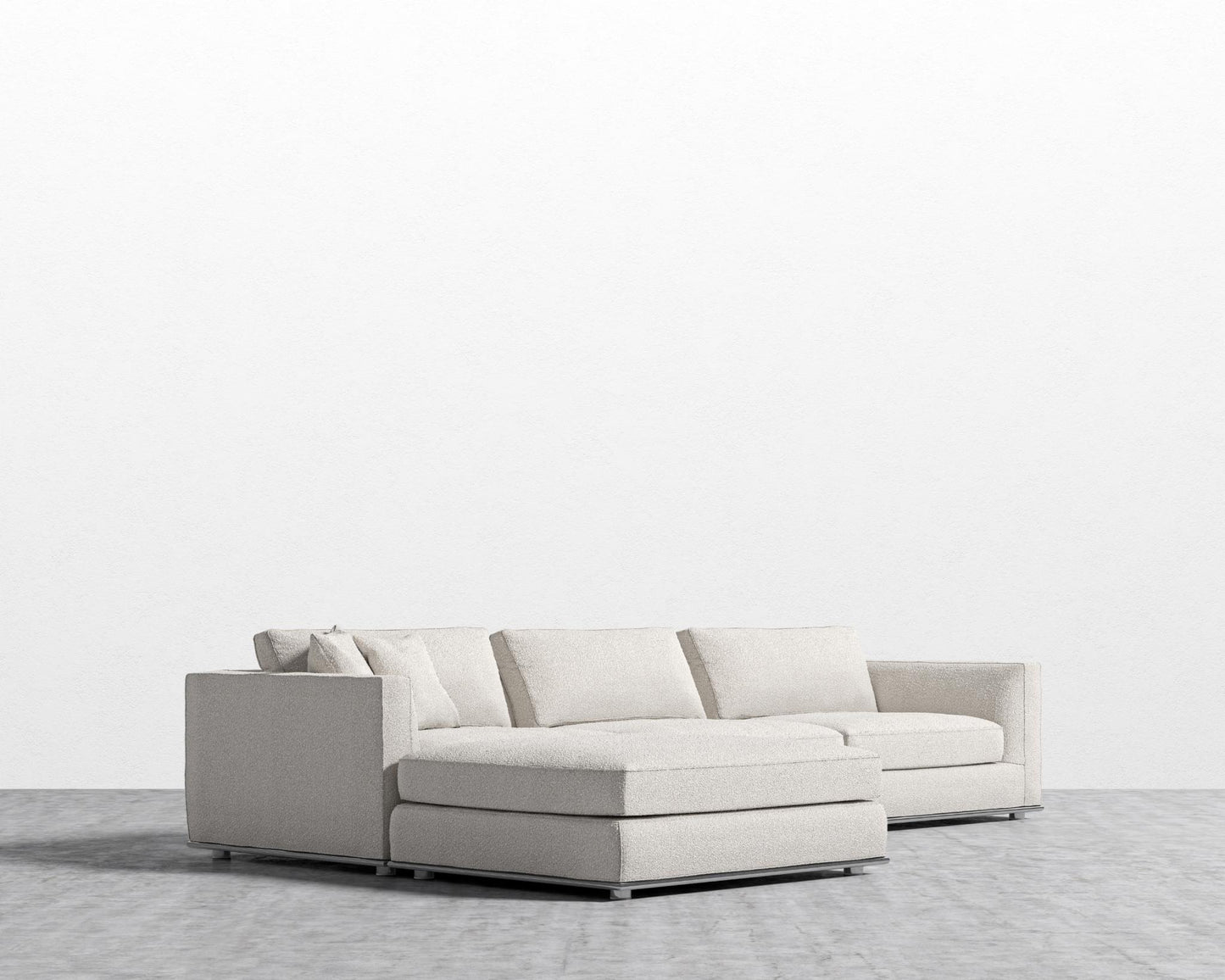Milo Modular Sectional - Chatou Boucle - Pearl