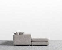 Milo Modular Sectional - Venice Vegan Suede - Chiffon