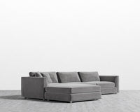 Milo Modular Sectional - Plush Velvet - Glacier Grey