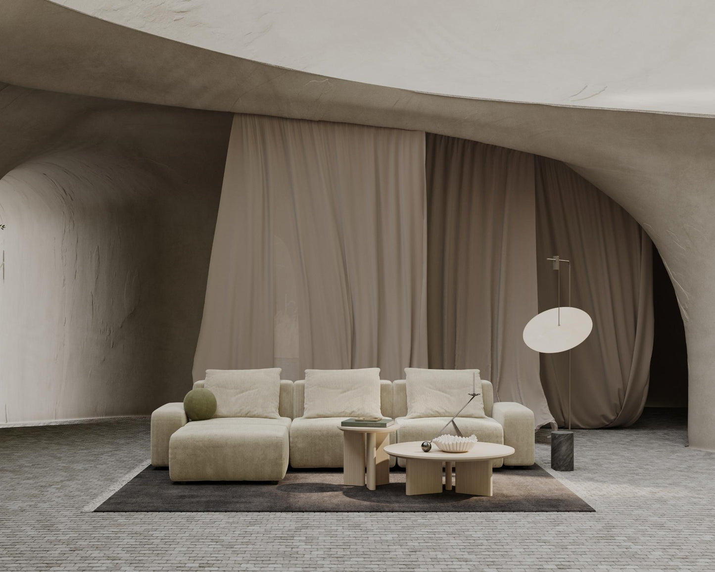 Kaye Open End Sofa S