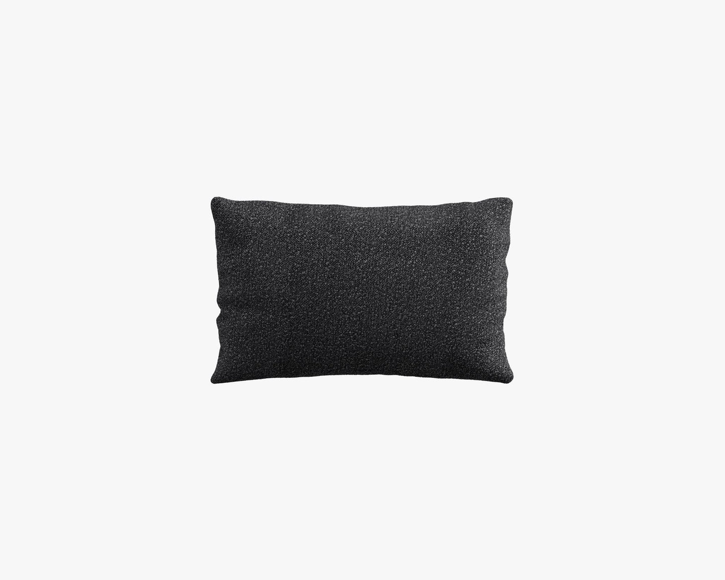 Rectangular Throw Pillow - Chatou Boucle - Caviar