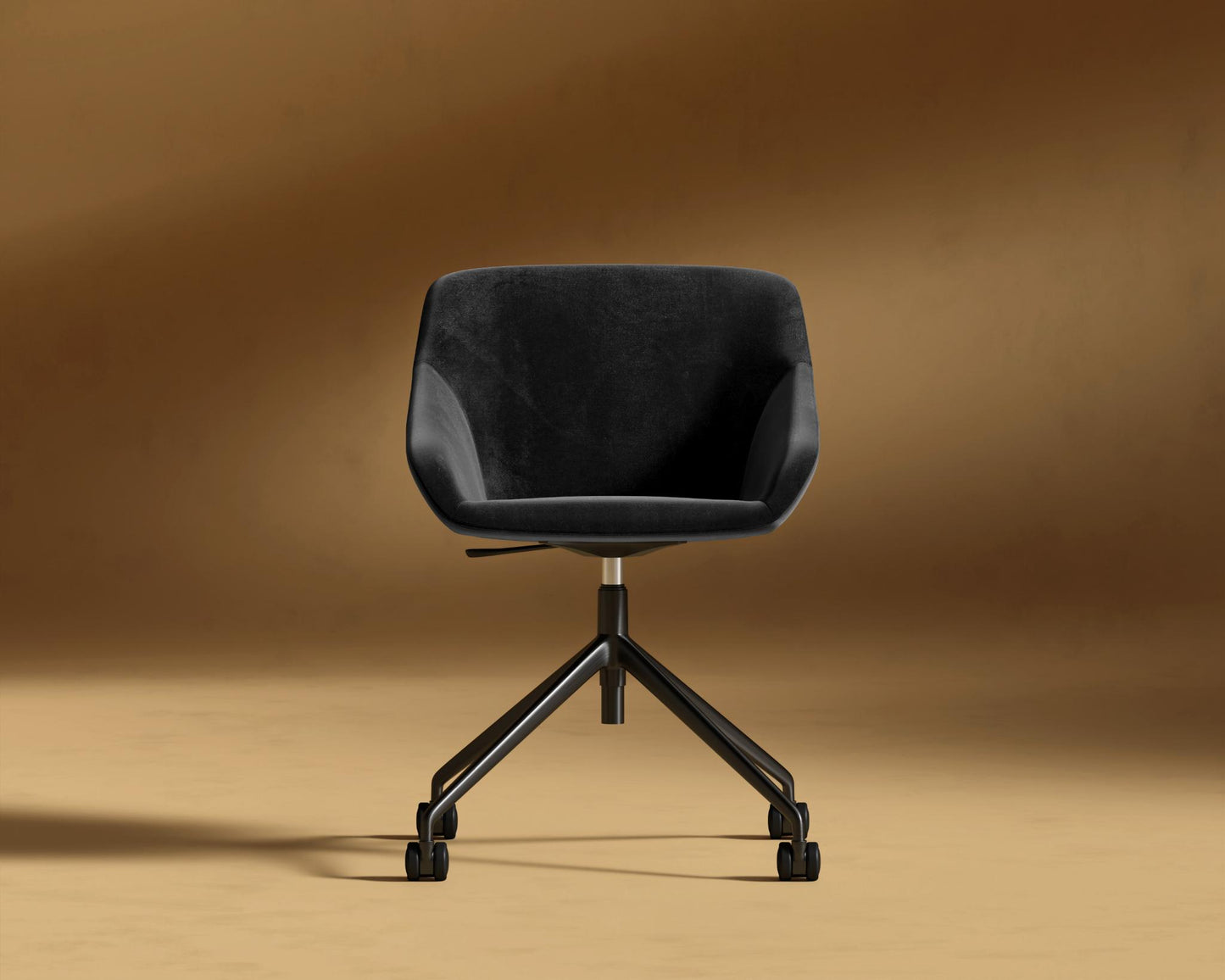 Rocco_Office_Chair_Plush_Velvet_Black