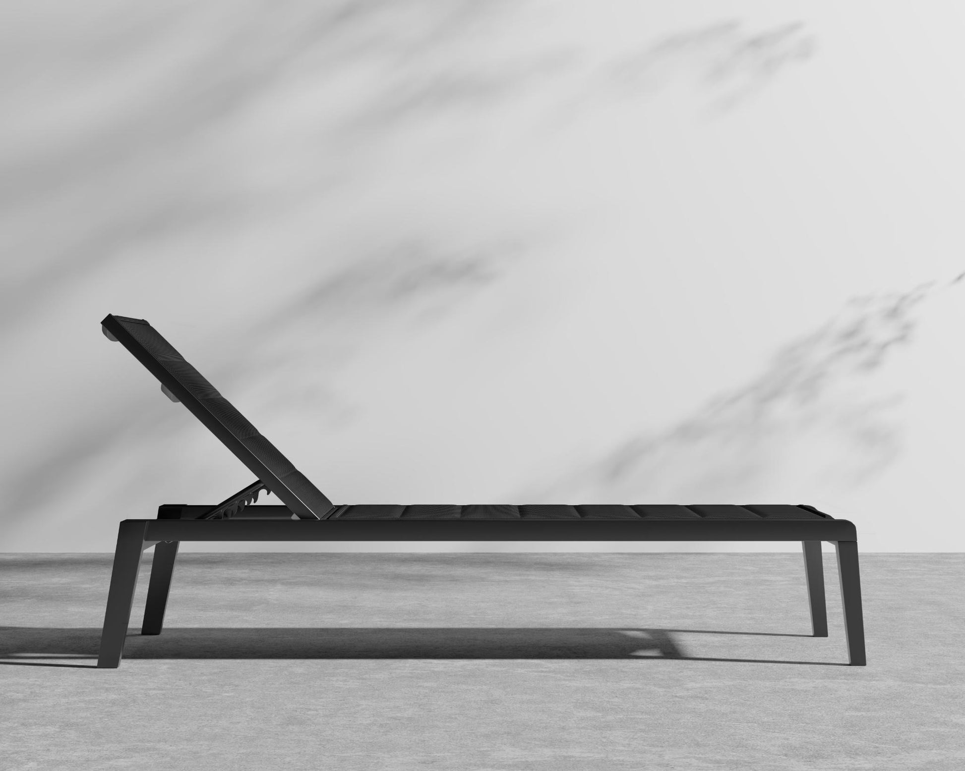 Preston Outdoor Lounger - Black