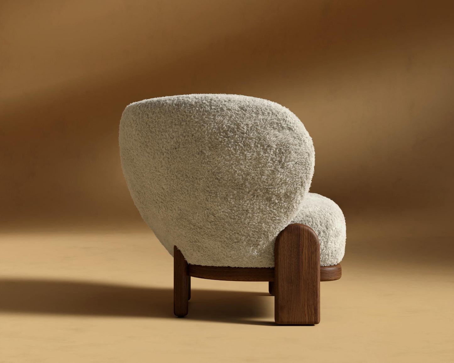 Pallas_Lounge_Chair_Shearling - Almond