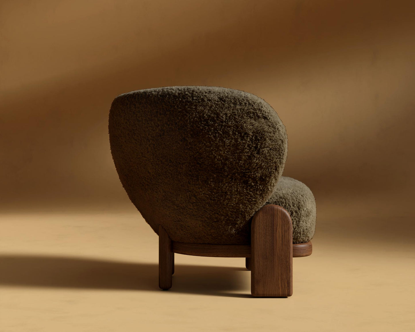 Pallas_Lounge_Chair_Shearling - Espresso