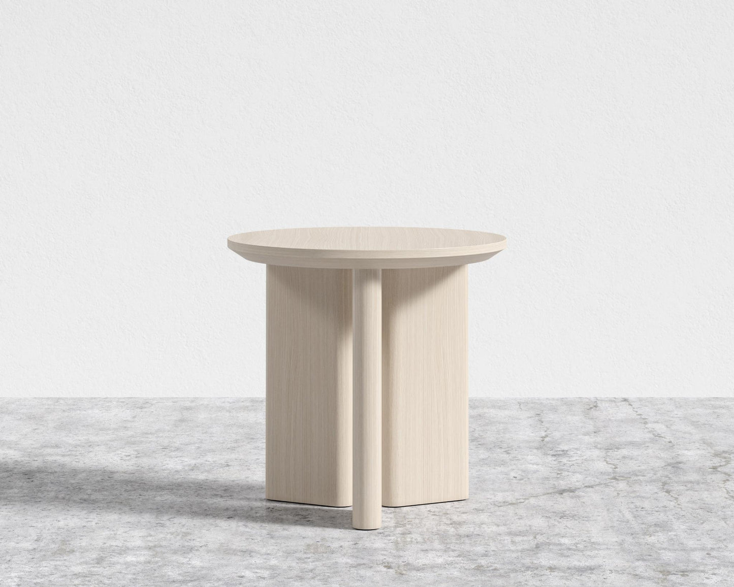 Trio Side Table - Washed Natural Oak