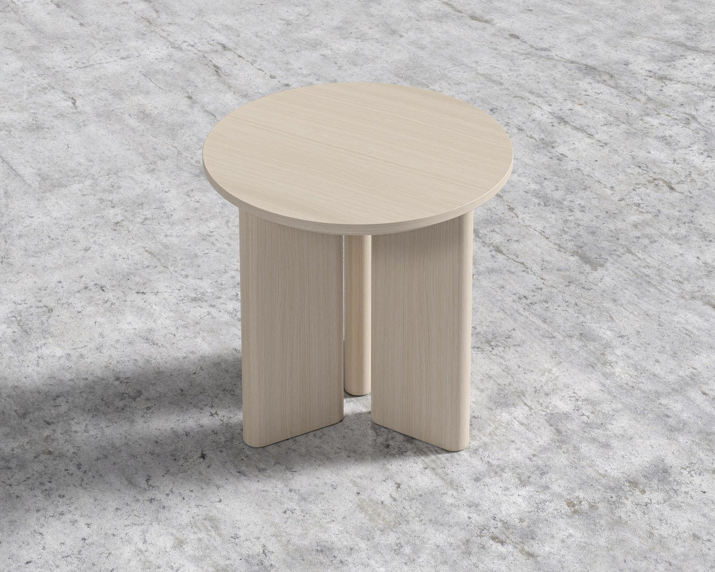 Trio Side Table - Washed Natural Oak