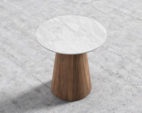 Winston Side Table - White Marble Top
