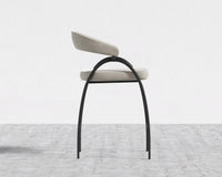 Uma Counter Stool - Plush Velvet - Latte