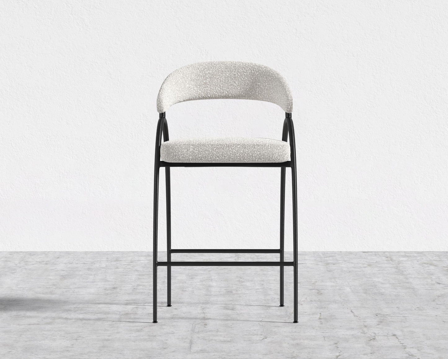 Uma Counter Stool - Chatou Boucle - Pearl