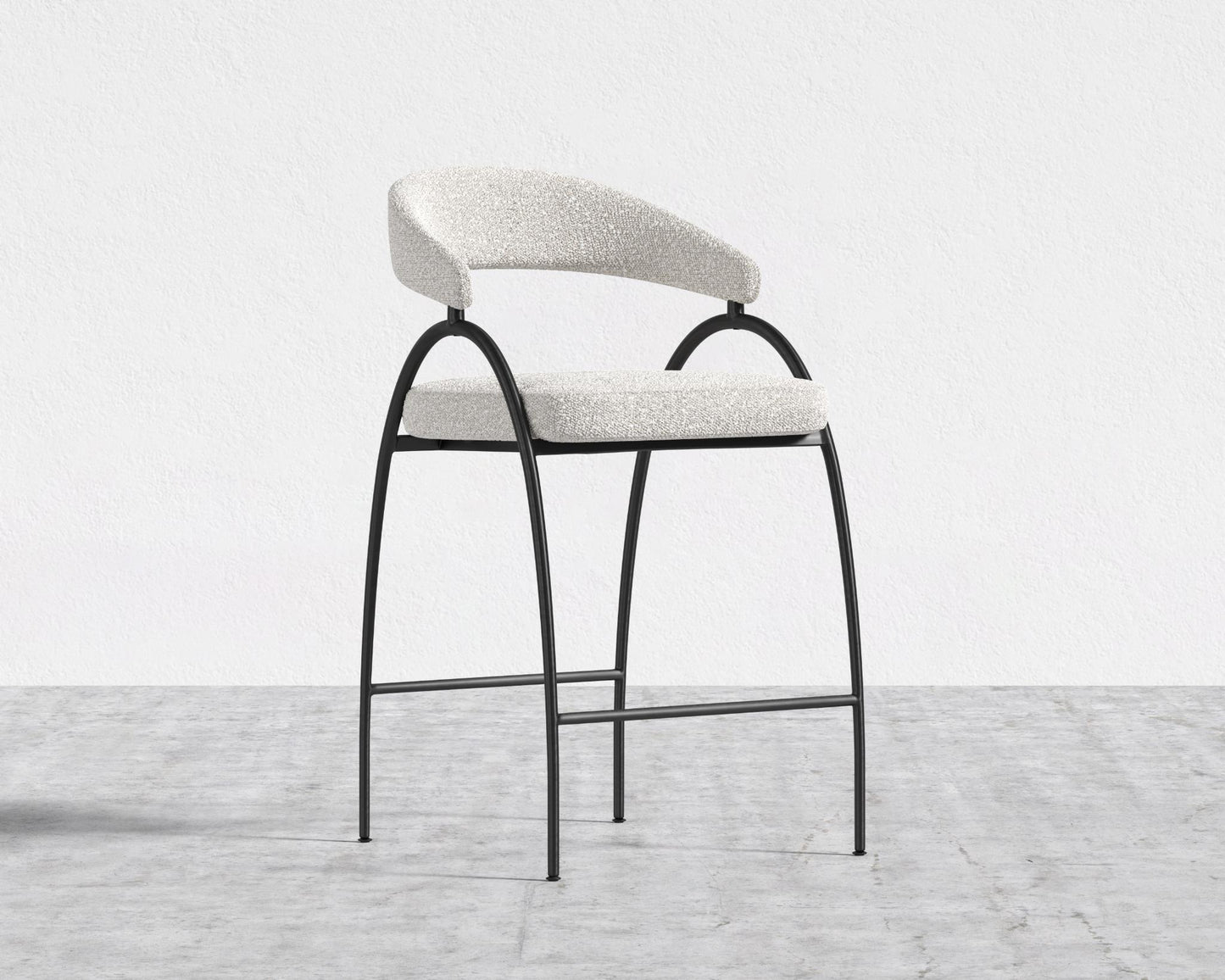 Uma Counter Stool - Chatou Boucle - Pearl