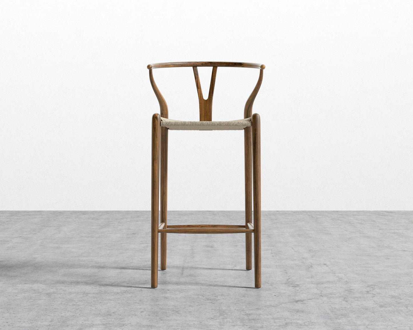 Wishbone Barstool - Walnut