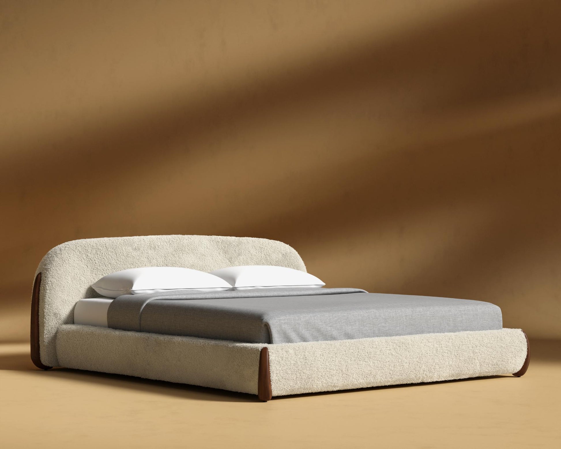 Sarina_Bed_Shearling_Almond