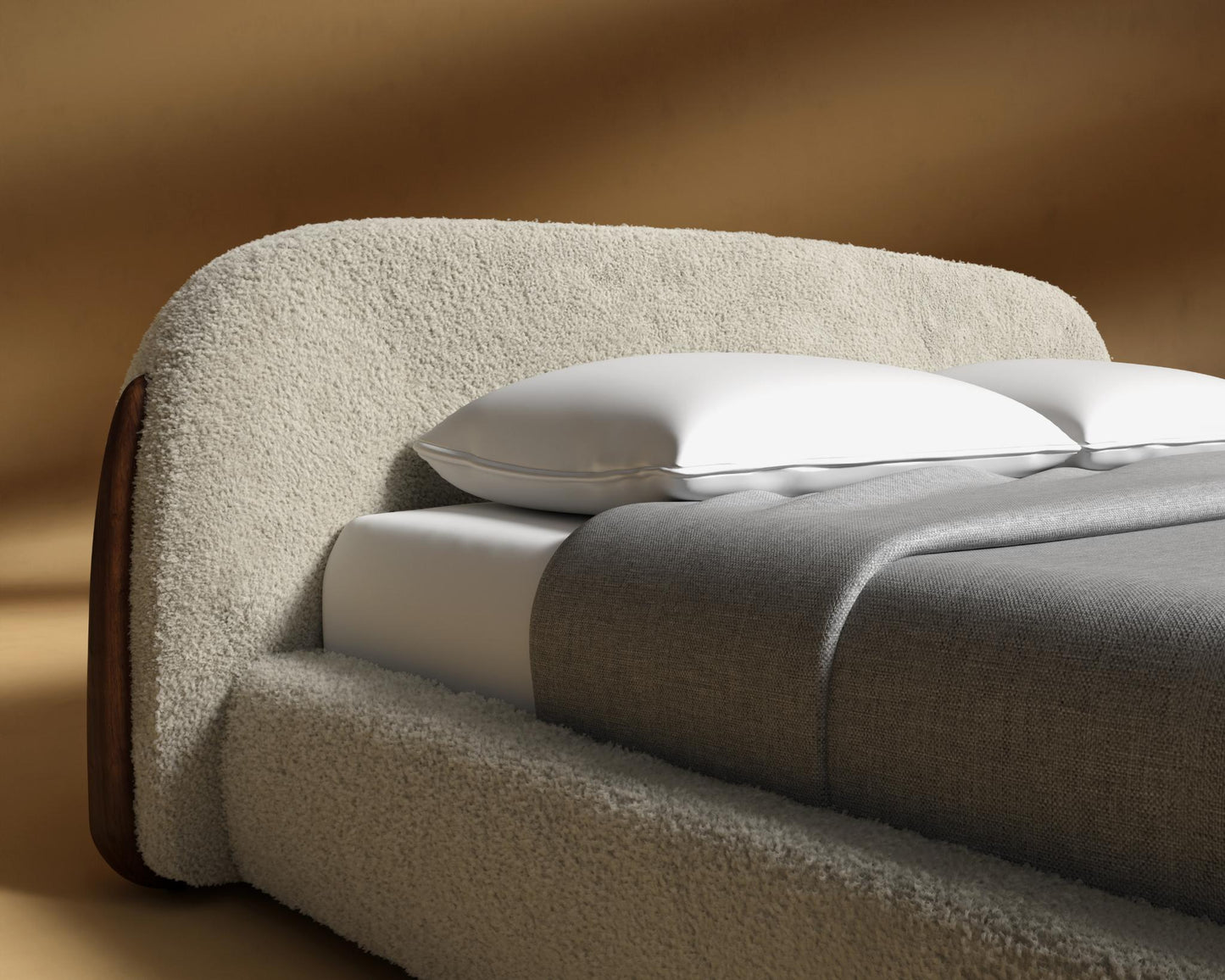 Sarina_Bed_Shearling_Almond