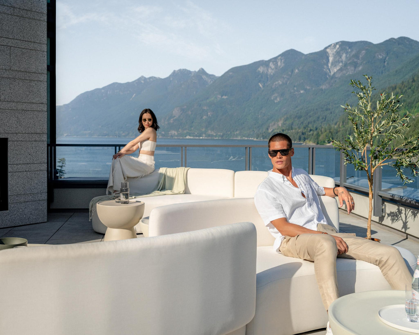 Tano Outdoor Curved Modular Sectional
