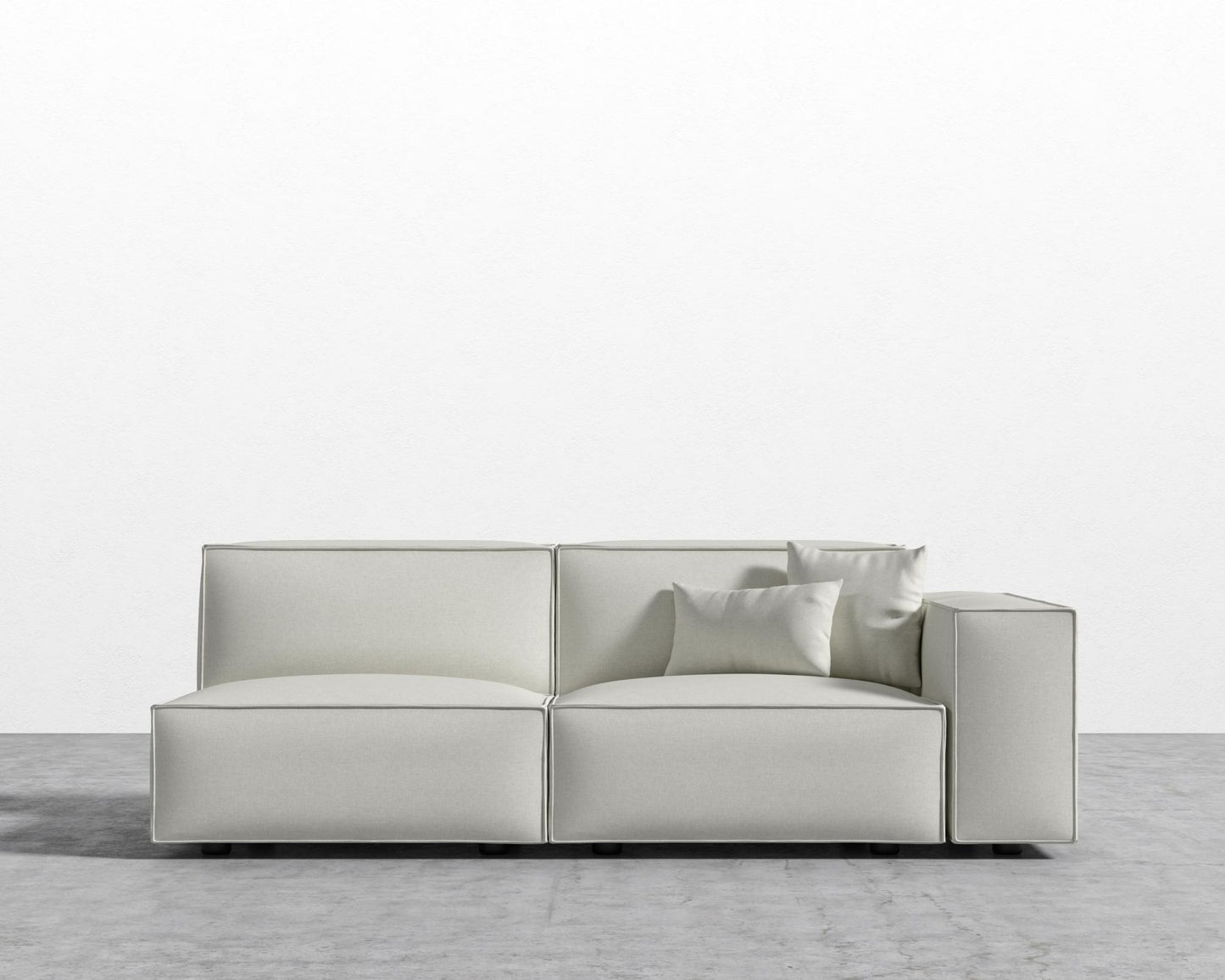 Porter_Right_Arm_Two_Seater_Modern_Felt - Alesund