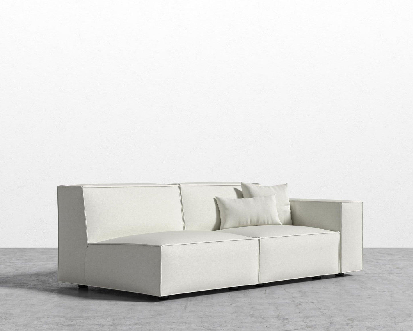 Porter_Right_Arm_Two_Seater_Modern_Felt - Alesund