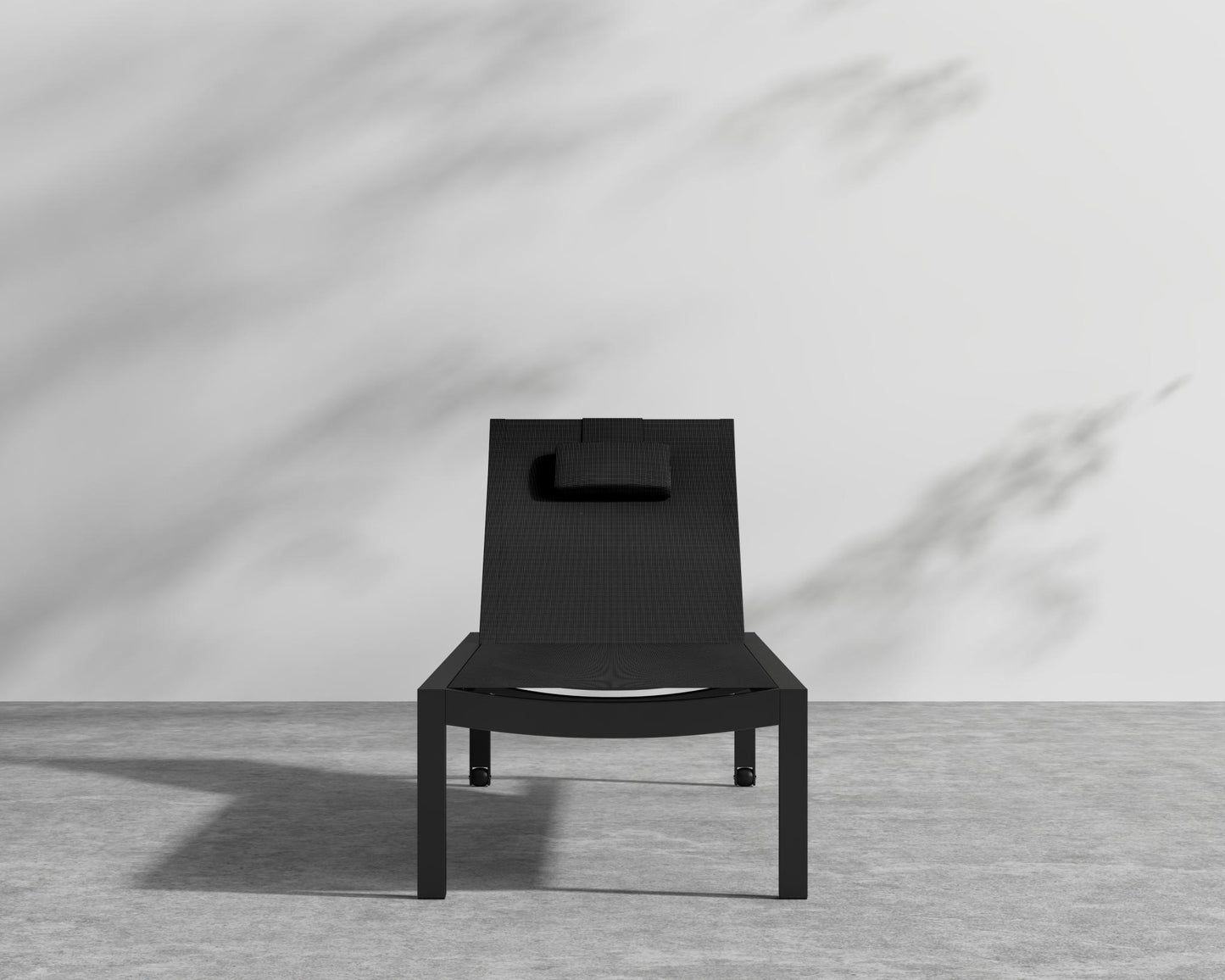 Spencer Outdoor Lounger - Black