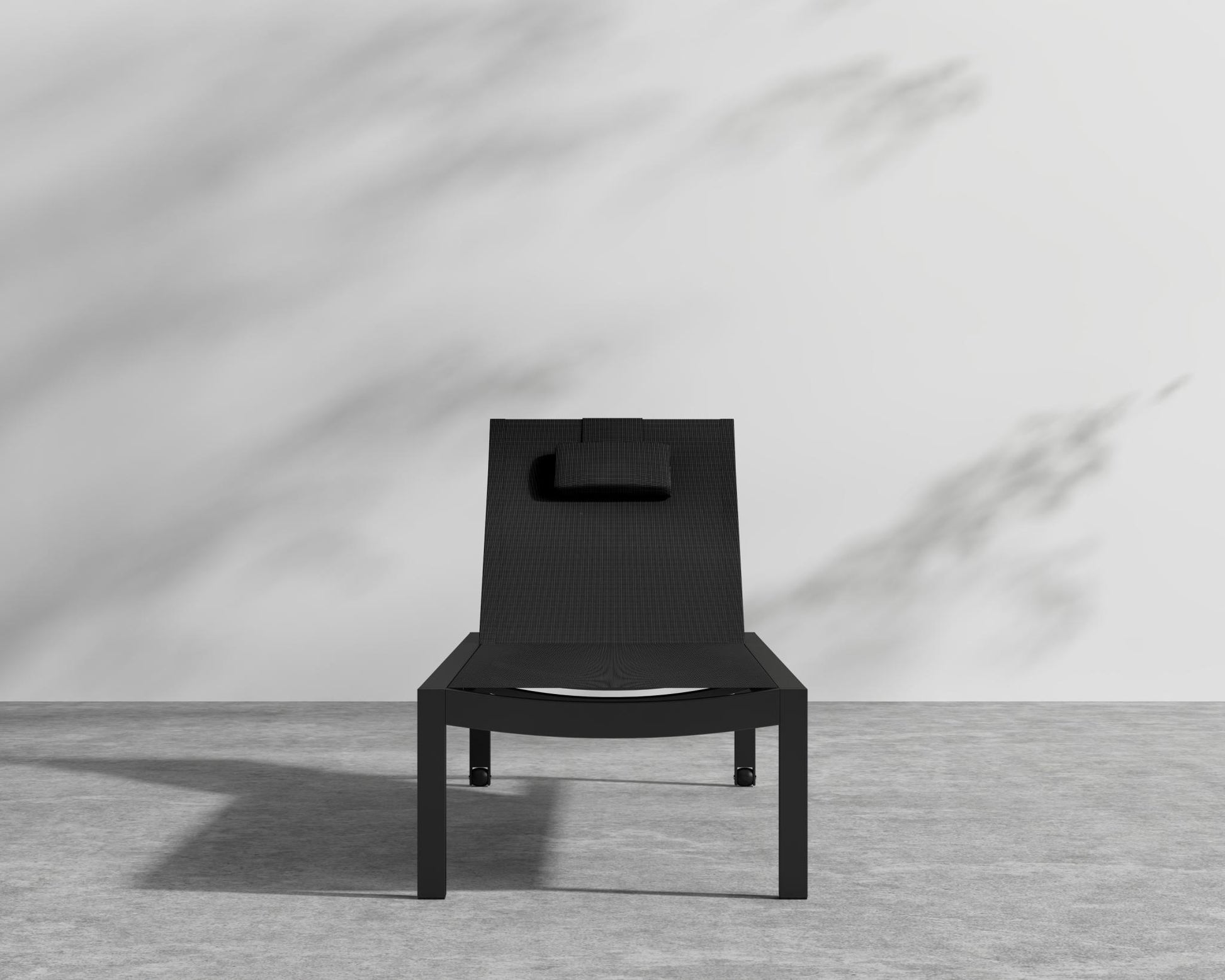 Spencer Outdoor Lounger - Black