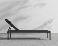 Spencer Outdoor Lounger - Black