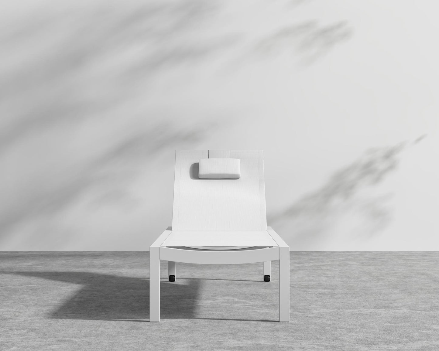 Spencer Outdoor Lounger - White