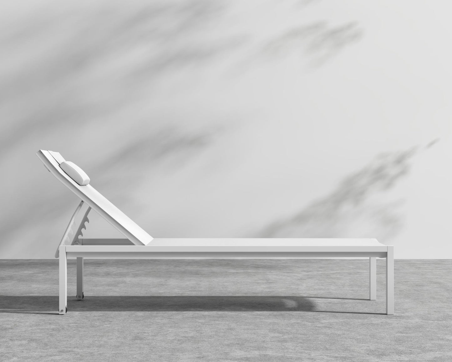 Spencer Outdoor Lounger - White