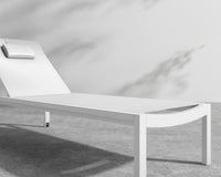 Spencer Outdoor Lounger - White