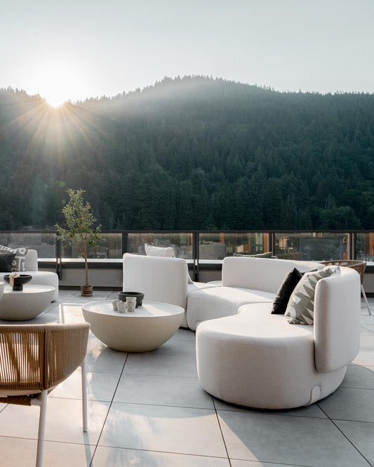 Tano Outdoor Curved S-Shape Modular Sectional