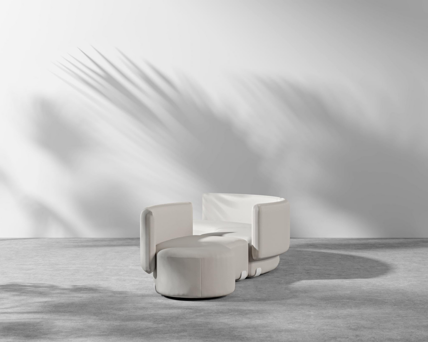 Tano Outdoor Curved S-Shape Modular Sectional