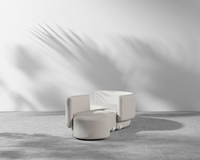 Tano Outdoor Curved S-Shape Modular Sectional