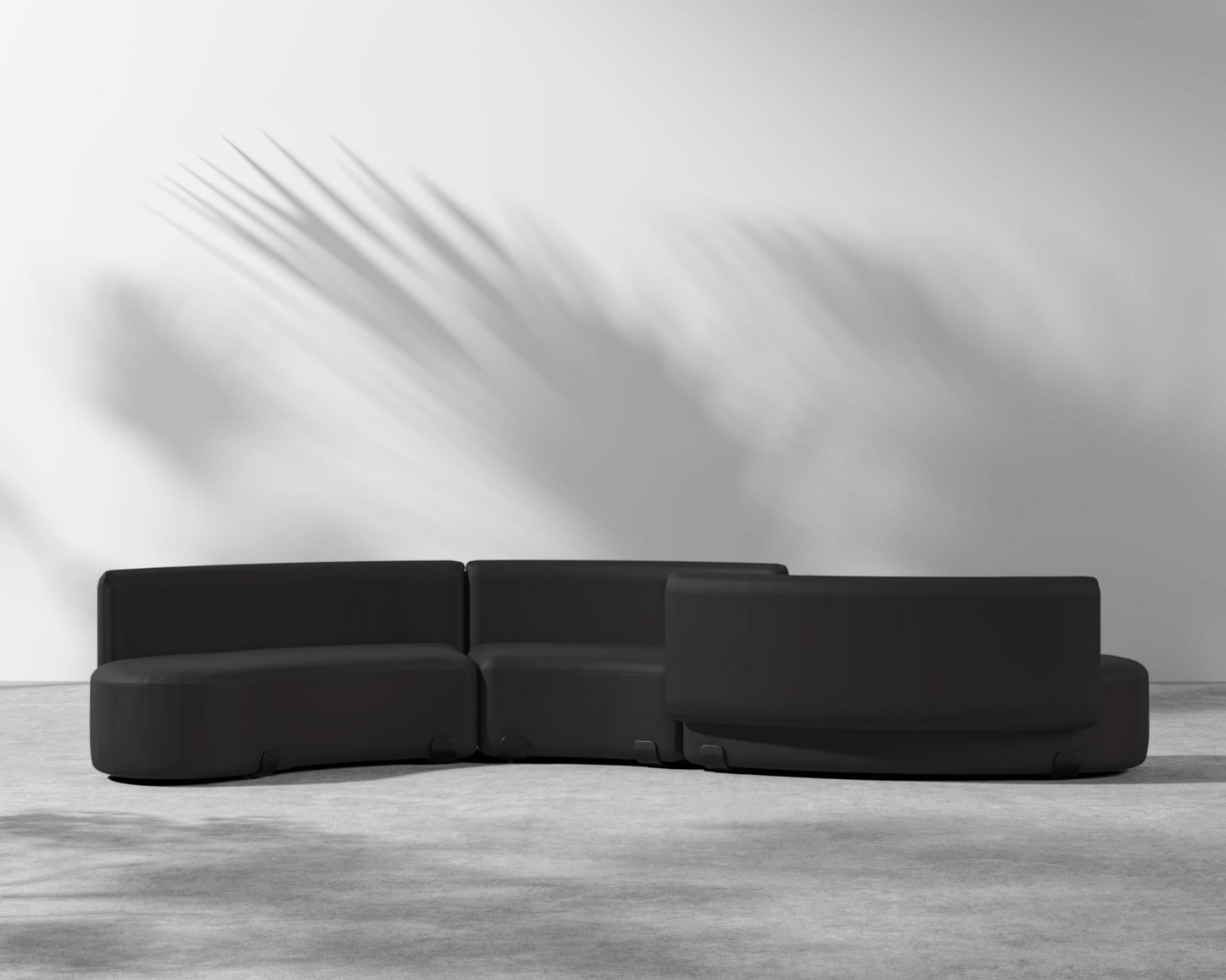 Tano Outdoor Curved S-Shape Modular Sectional