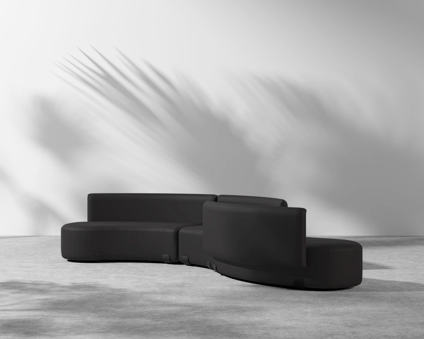 Tano Outdoor Curved S-Shape Modular Sectional