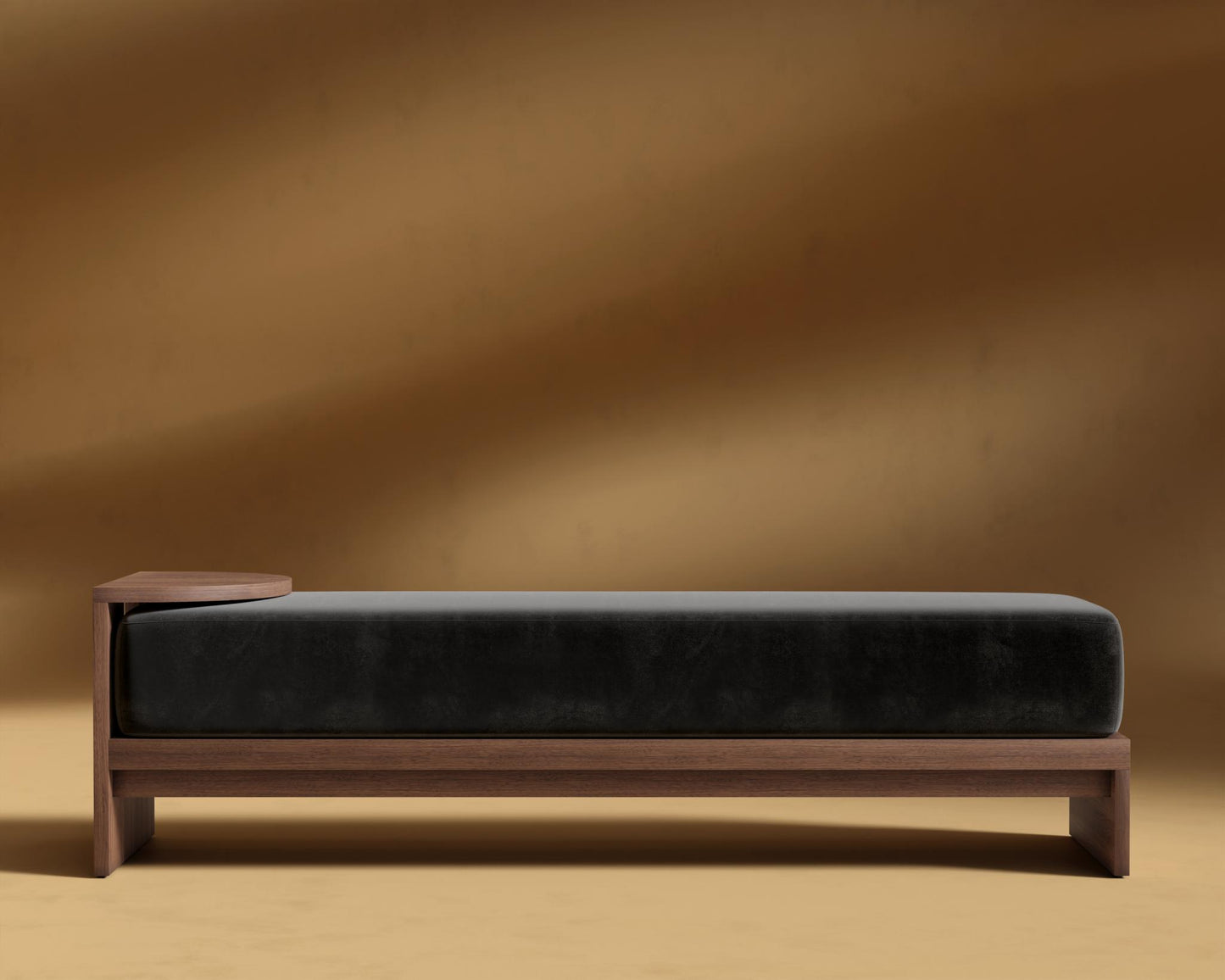 Tola_Bench_Plush_Velvet_Black