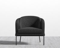 Angelo Lounge Chair - Chatou Boucle - Caviar - Black Frame