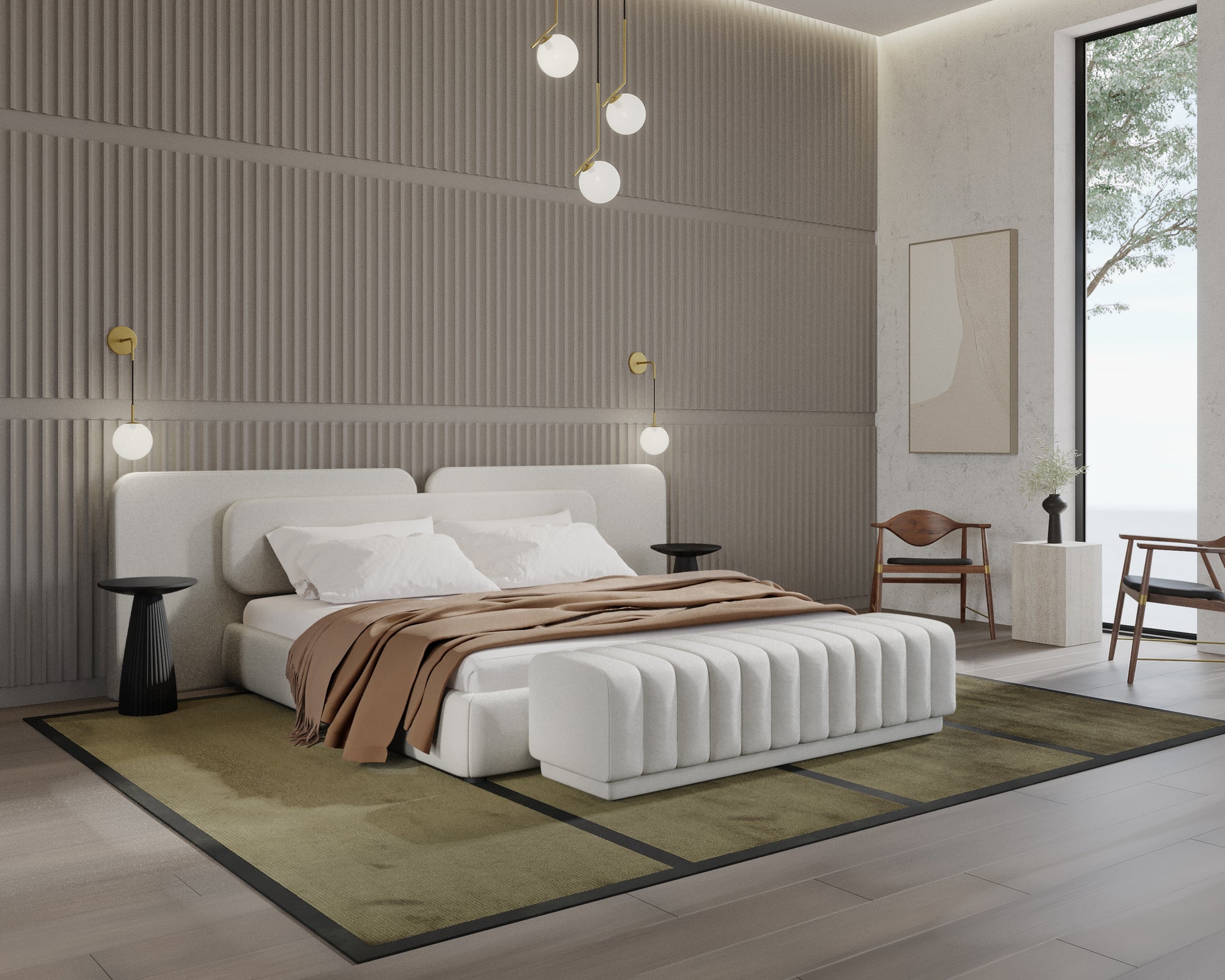 Angelo Bed Scene - Berlin Bench - Alesund