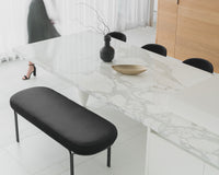 Iris Chair in Black Vintage Velvet and Brass legs