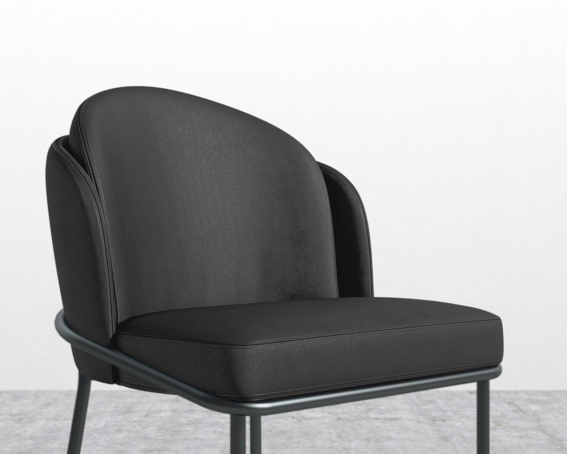 Angelo Dining Chair - Black - Trento Jet Black