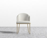 Angelo Chair - Trento Eggshell - Brass