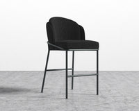 Angelo Counter Stool - Chatou Boucle - Caviar - Black