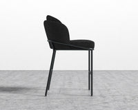 Angelo Counter Stool - Chatou Boucle - Caviar - Black