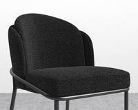 Angelo Counter Stool - Chatou Boucle - Caviar - Black