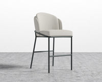 Angelo Counter Stool - Modern Felt - Alesund - Black