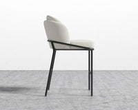 Angelo Counter Stool - Modern Felt - Alesund - Black