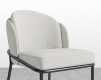 Angelo Counter Stool - Modern Felt - Alesund - Black